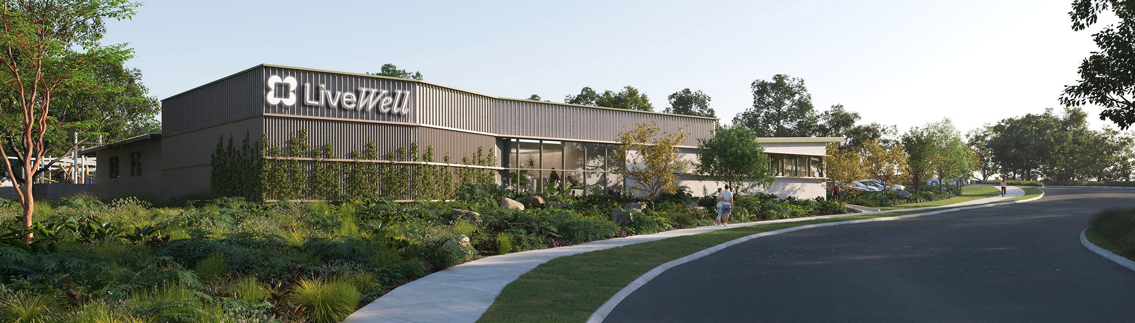 Artist's impression of LiveWell Burpengary from the street